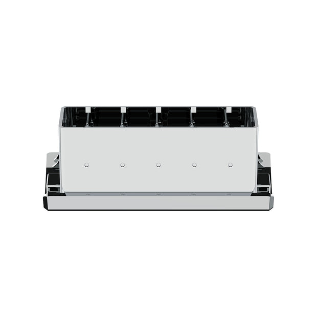 Chrome Plastic A/C Vent For 2008-2017 Freightliner Cascadia - Center/Adjustable