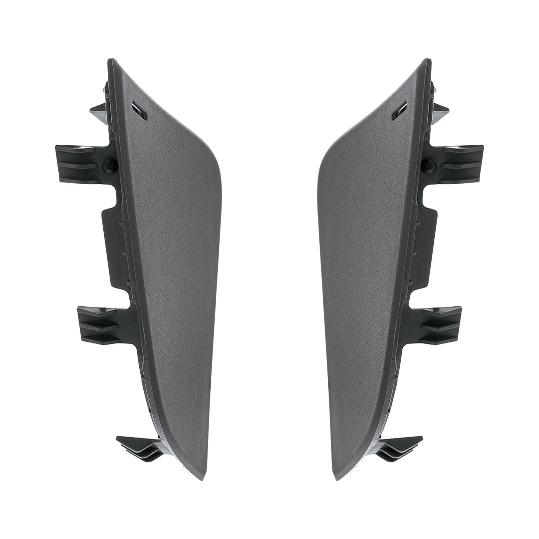 Black Tow Hook Access Covers For 2018-2024 Freightliner Cascadia (Pair)