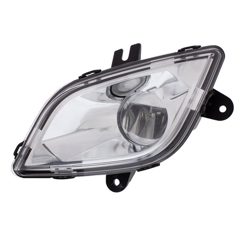 Chrome High Power LED Fog Light For 2018-2024 Freightliner Cascadia - Driver