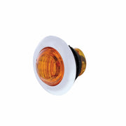 3 LED Dual Function 3/4" Mini Light With Bezel (Clearance/Marker) - Amber LED/Amber Lens