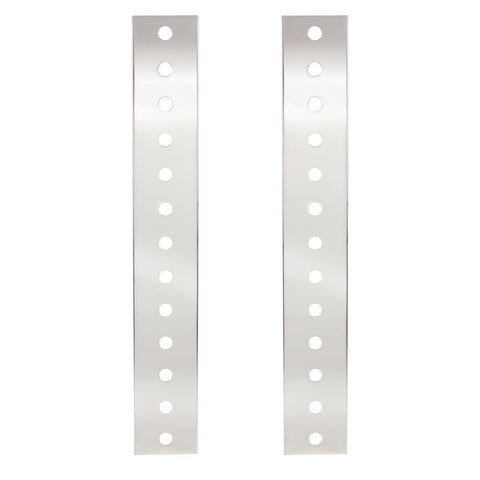 Peterbilt Stainless Front Air Cleaner Bracket Only - 26 Mini Light Cutouts