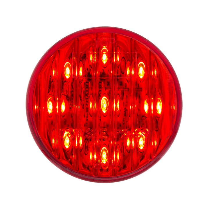 9 LED 2" Round Clearance Marker Red LED/Red Lens United Pacific 38171