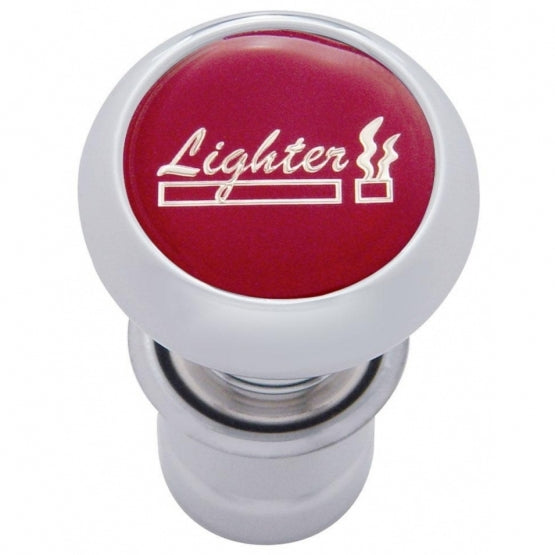 Deluxe Cigarette Lighter - Red Glossy Sticker