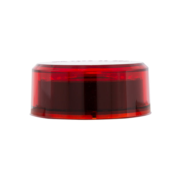 4 LED 2" Round Abyss Light (Clearance/Marker) - Red LED/Red Lens