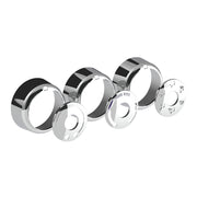 Chrome Plastic A/C Control 6-Piece Dial Covers For 2018-2023 Freightliner Cascadia