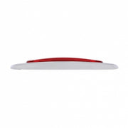16 LED Rectangular GloLight With Bezel (Clearance/Marker) - Red LED/Red Lens