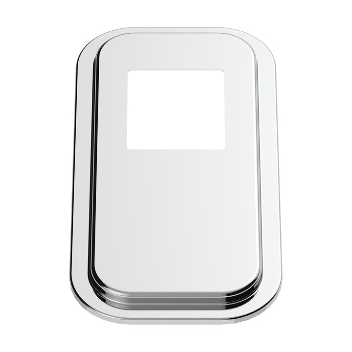 Peterbilt Stainless Steel Shift Plate Cover - Short Hood