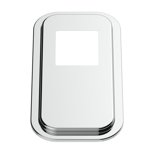 Peterbilt Stainless Steel Shift Plate Cover - Short Hood