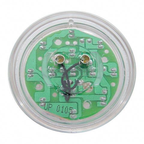 13 LED 2-1/2" Round Light (Clearance/Marker) - Amber LED/Clear Lens