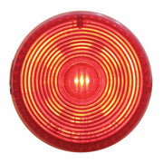 Single LED 2" Round Low Profile Light Kit (Clearance/Marker) - Red LED/Red Lens