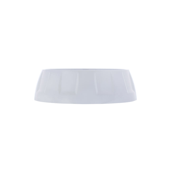 Steering Wheel Horn Bezel - Pearl White