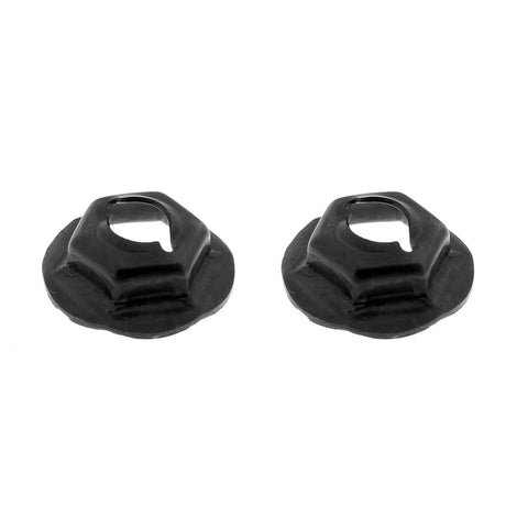 Chrome Die Cast Skull Emblem - Black
