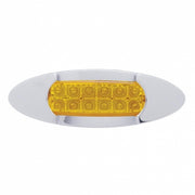 12 LED Maverick Light (Clearance/Marker) With Reflector - Amber LED/Amber Lens