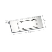 Stainless Single License Plate/Swing Plate For Peterbilt 388 (2008-2015) & 389 (2008-2023)