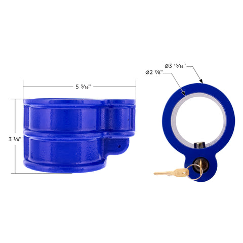 Heavy Duty Steel King Pin Lock For 2" Diameter Kingpin