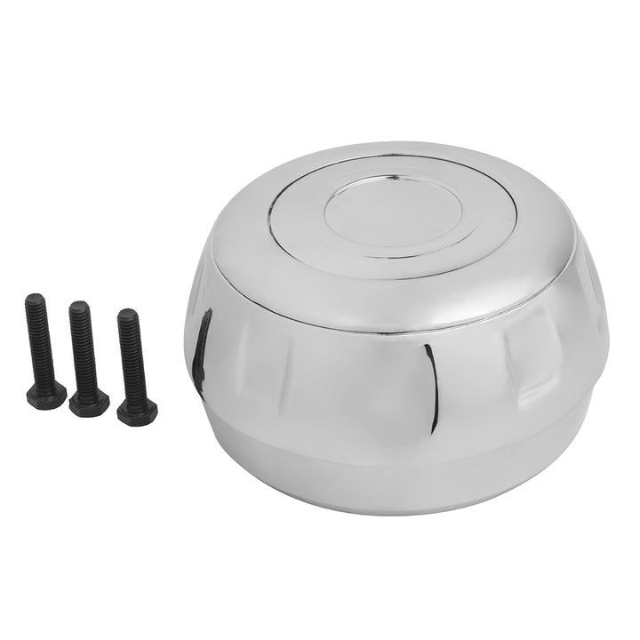 Chrome Steering Wheel Hub &amp; Horn Button Kit For 2000 or Older Navistar International