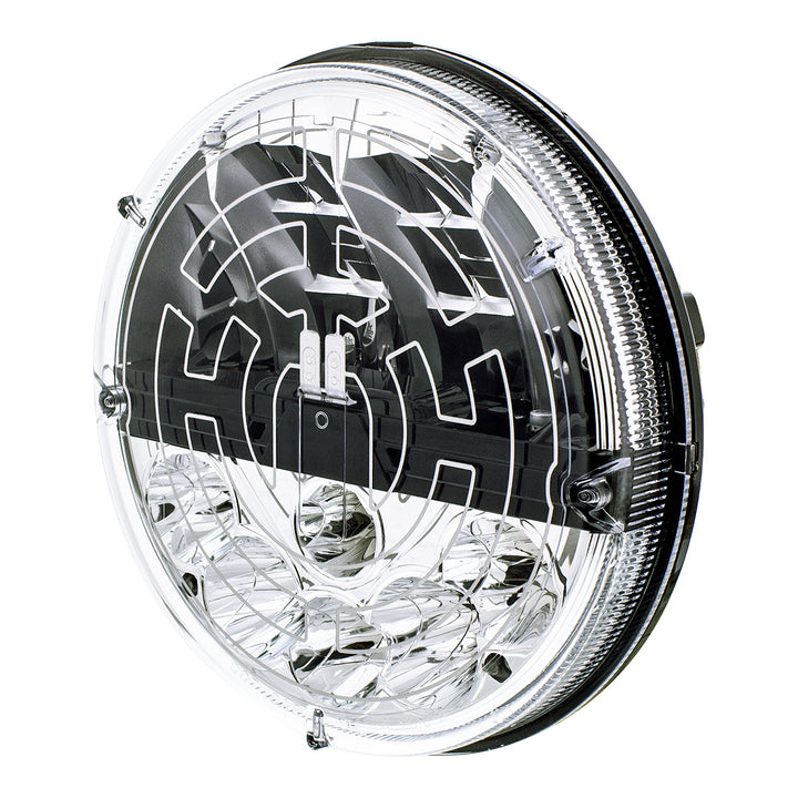 ULTRALIT - Heated 7" LED Headlight With Polycarbonate Lens &amp; Housing