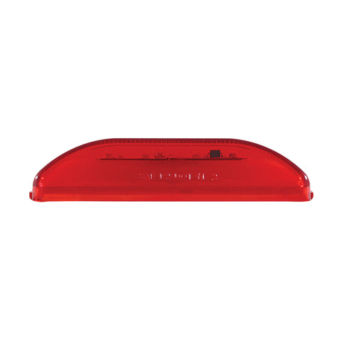 10 LED Rectangular GloLight (Clearance/Marker) - Red LED/Red Lens