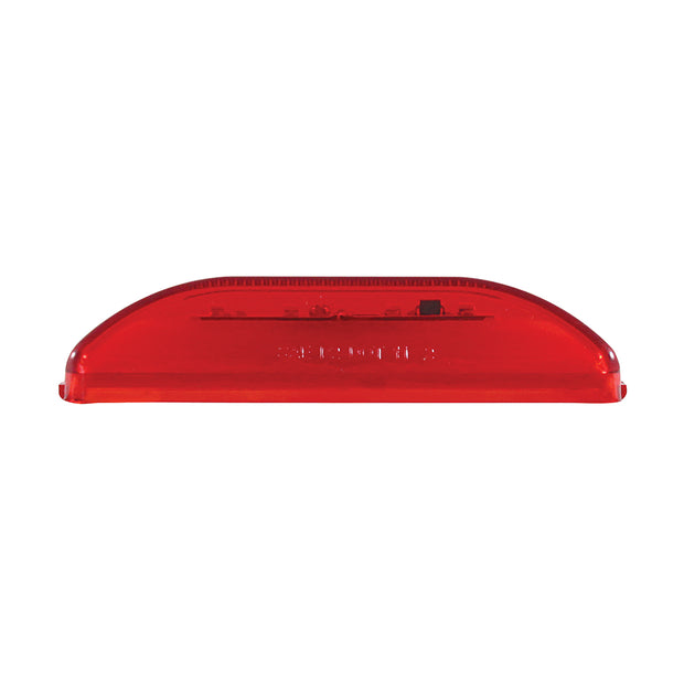 10 LED Rectangular GloLight (Clearance/Marker) - Red LED/Red Lens