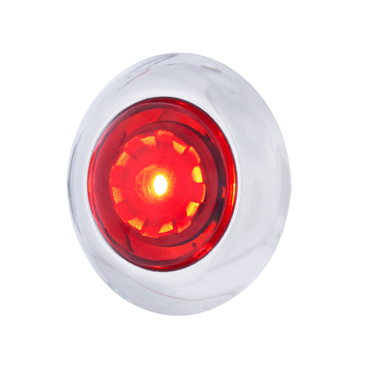 LED Dual Function ArcBlast 3/4" Mini Light (Clearance/Marker) - Red LED/Red Lens