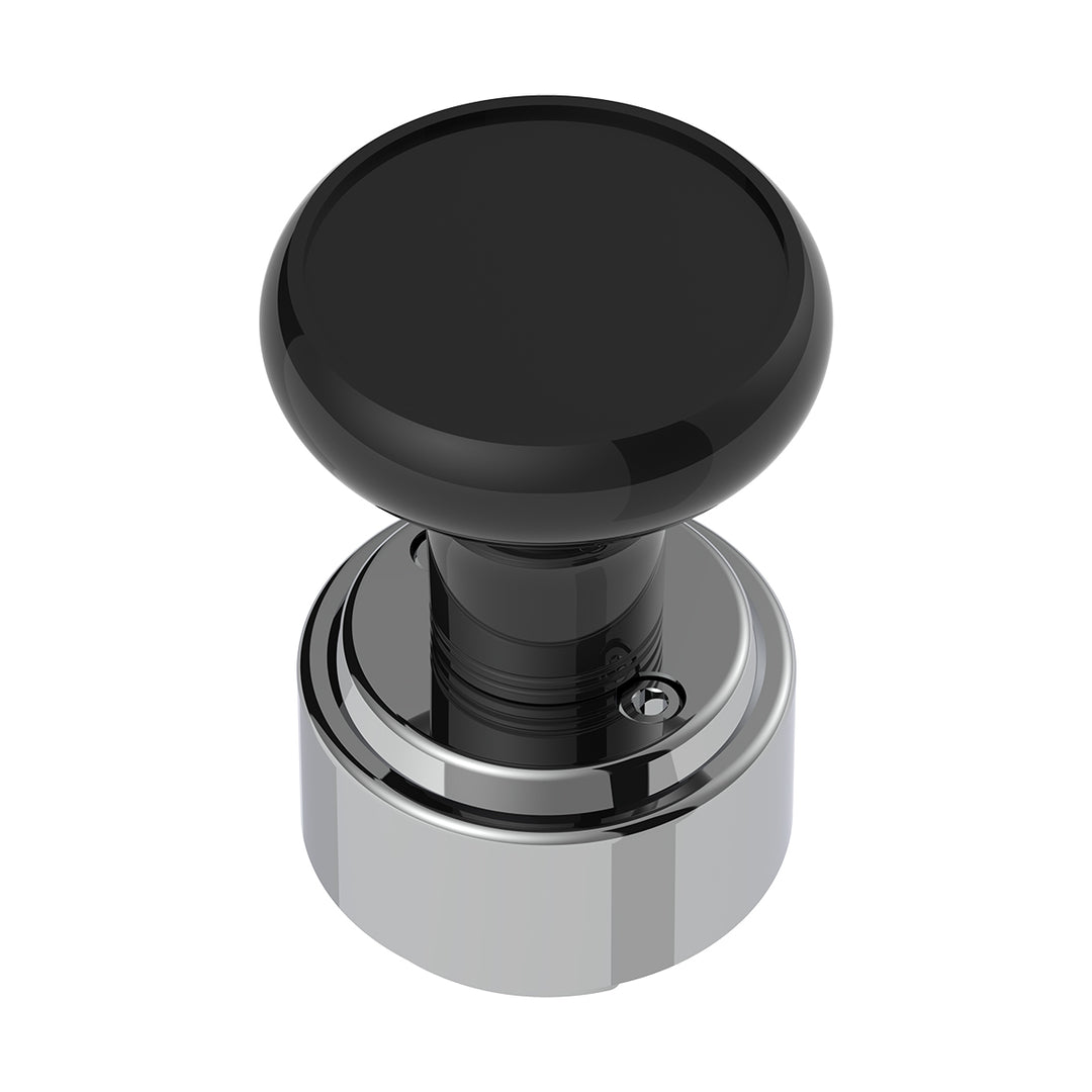 Thread-On Gearshift Knob &amp; Adapter For Eaton Fuller Style 9/10 Shifter - Black