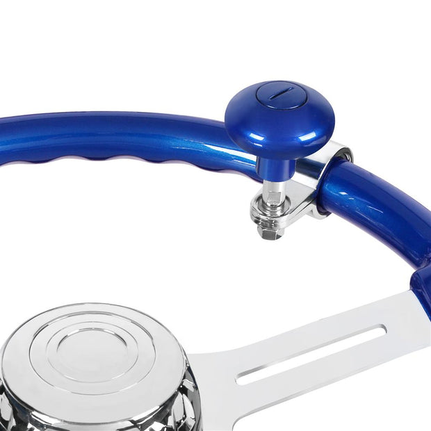 Heavy Duty Steering Wheel Spinner - Indigo Blue