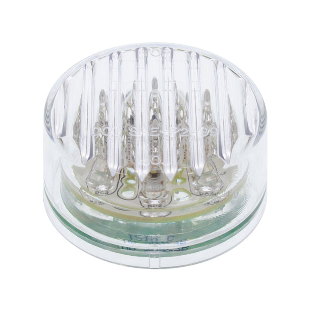 9 LED 2" Round Light (Clearance/Marker) - Red LED/Clear Lens