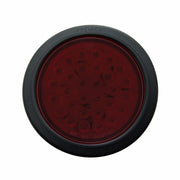 30 LED 4" Round Light Kit (Stop, Turn & Tail) - Red LED/Red Lens