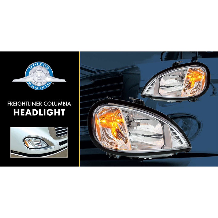 Headlight Assembly For 2005-2020 Freightliner Columbia - Driver