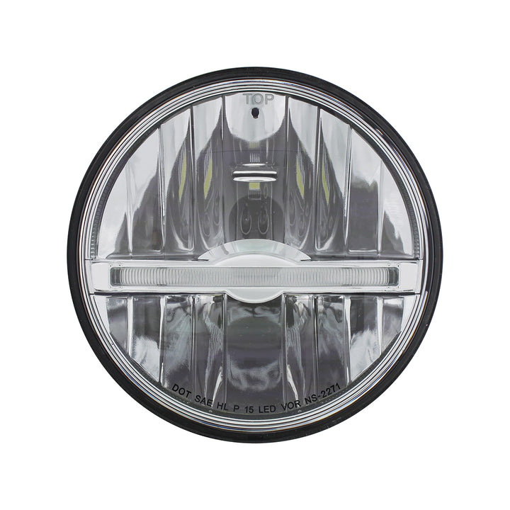 ULTRALIT - 9 LED 5-3/4" LED Headlight With White LED Position Light Bar