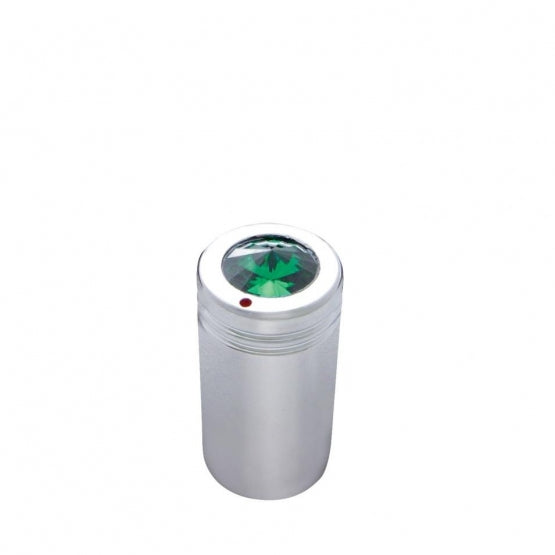 CB Knob With Green Crystal (2-Pack)