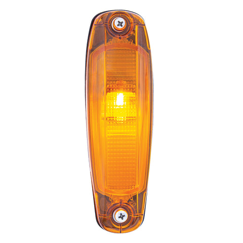 2 LED Cab Light For 2018-2024 Freightliner Cascadia - Amber LED/Amber Lens