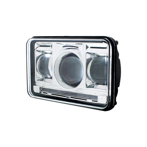 ULTRALIT - 11 High Power LED 4" X 6" Projection Headlight - High Beam