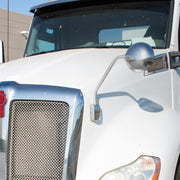 Chrome Hood Mirror For 2013-2021 Kenworth T680 - Driver