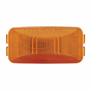 Single Bulb Rectangular Light (Clearance/Marker) - Amber Lens