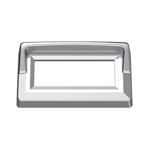 Chrome Plastic Switch Label Covers With Visor For 2005 & Older Kenworth (6-Pack)