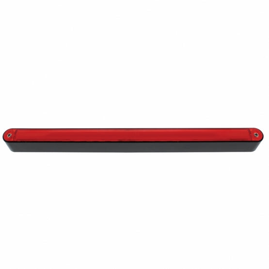 24 LED 12" GloLight Bar With Black Housing - Red LED/Red Lens