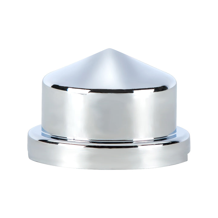 3/4" X 7/8" Chrome Plastic Pointed Nut Covers - Push-On (Color Box of 10)