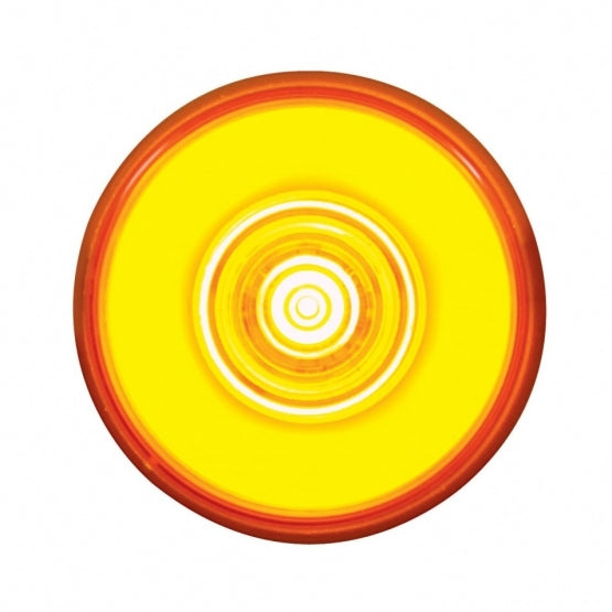 6 LED 2" Round GloLight (Clearance/Marker) - Amber LED/Amber Lens