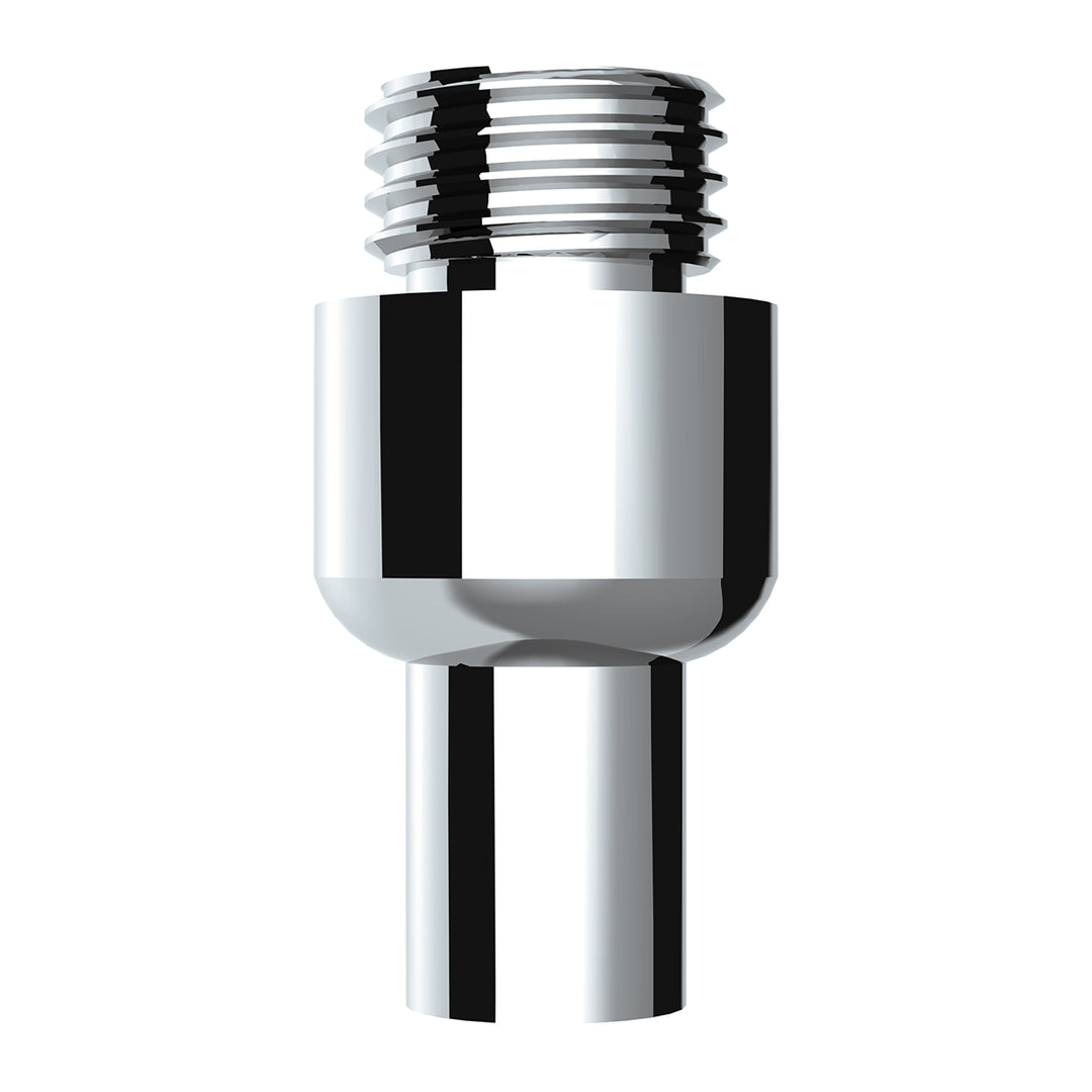 Chrome Aluminum Air Valve Adapter With M30X3.5 Threads