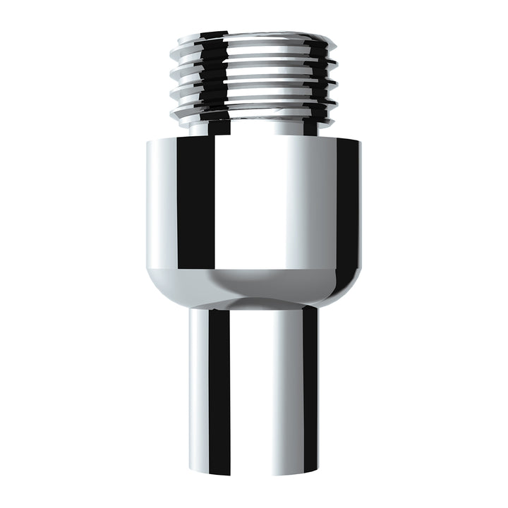 Chrome Aluminum Air Valve Adapter With M30X3.5 Threads