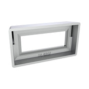 Chrome Plastic Switch Label Covers With Visor For 2005 & Older Kenworth (6-Pack)