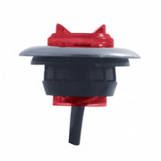 2 LED 3/4" Mini Light With Bezel (Clearance/Marker) - Red LED/Red Lens