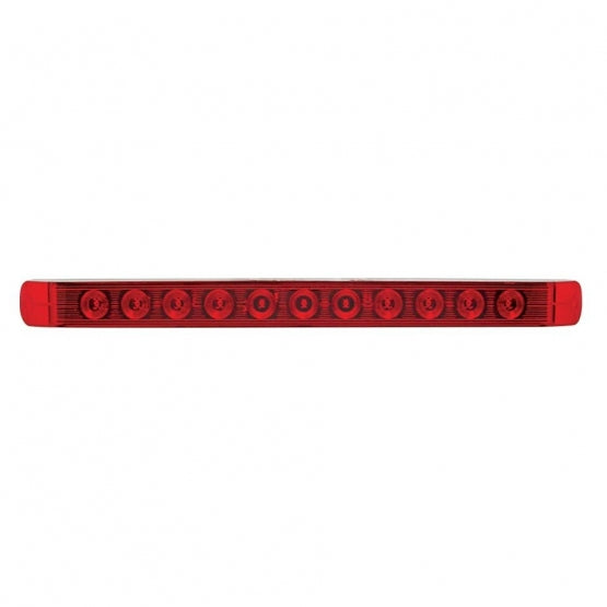 11 LED 17" Light Bar Only (Stop, Turn &amp; Tail) - Red LED/Red Lens