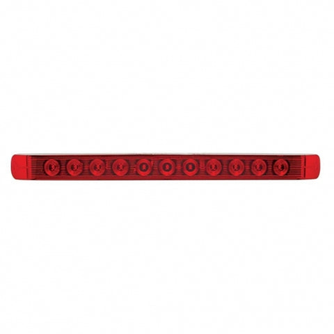 11 LED 17" Light Bar Only (Stop, Turn & Tail) - Red LED/Red Lens