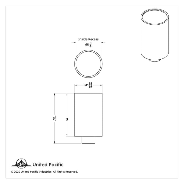 "Emergency" 3" Air Valve Knob - Silver Aluminum Sticker