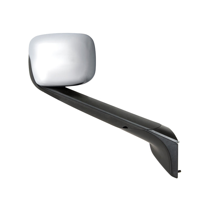 Chrome Hood Mirror With Heated Lens For 2018-2024 Freightliner Cascadia - Passenger