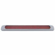 11 LED 17" Light Bar (Stop, Turn & Tail) With Chrome Bezel - Red LED/Red Lens