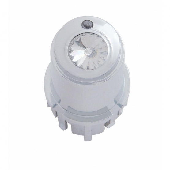 Center A/C Control Knob For 2006+ Kenworth  - Clear Crystal