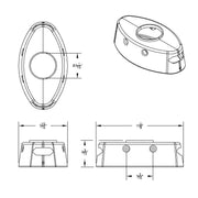 Chrome Plastic Upper Steering Column Cover For 2002-2005 Kenworth W900/T800/T600/T300